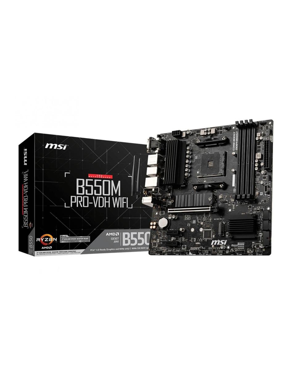 Tarjeta madre B550M PRO-VDH WIFI compatible con procesador AMD Tarjeta madre B550M PRO-VDH WIFI compatible con procesador AMD