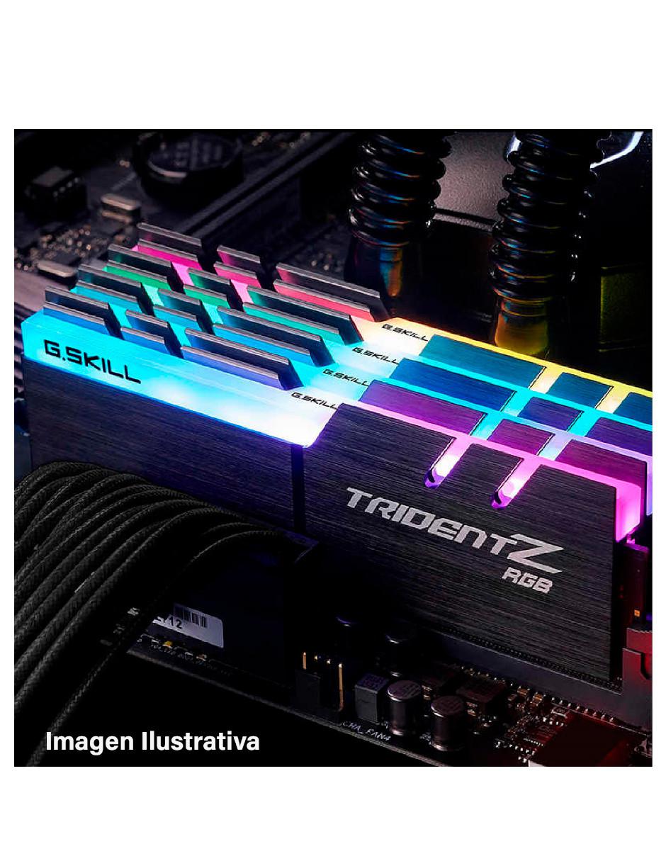 Memoria RAM DDR4 16GB 3200MHz G.Skill Trident Z RGB 1x16GB F4-3200C16S-16GTZR