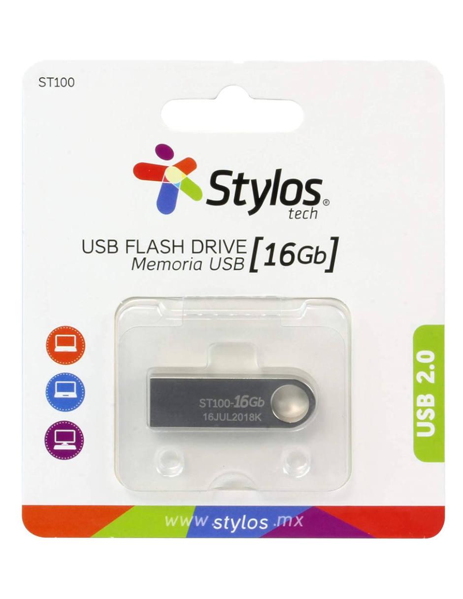 Memoria USB 16 GB Stylos Flash Drive USB 2.0