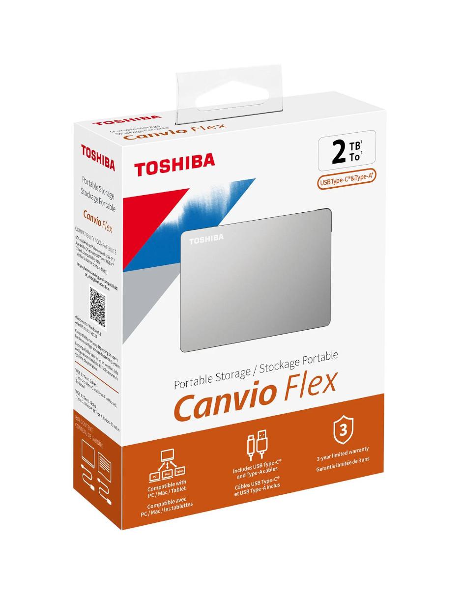 Disco duro externo Toshiba capacidad 2 TB