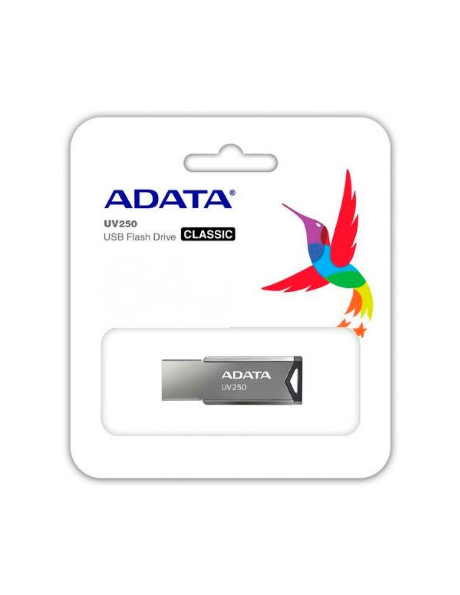 Memoria Flash Adata UV250 16GB USB 2.0 (AUV250-16G-RBK)