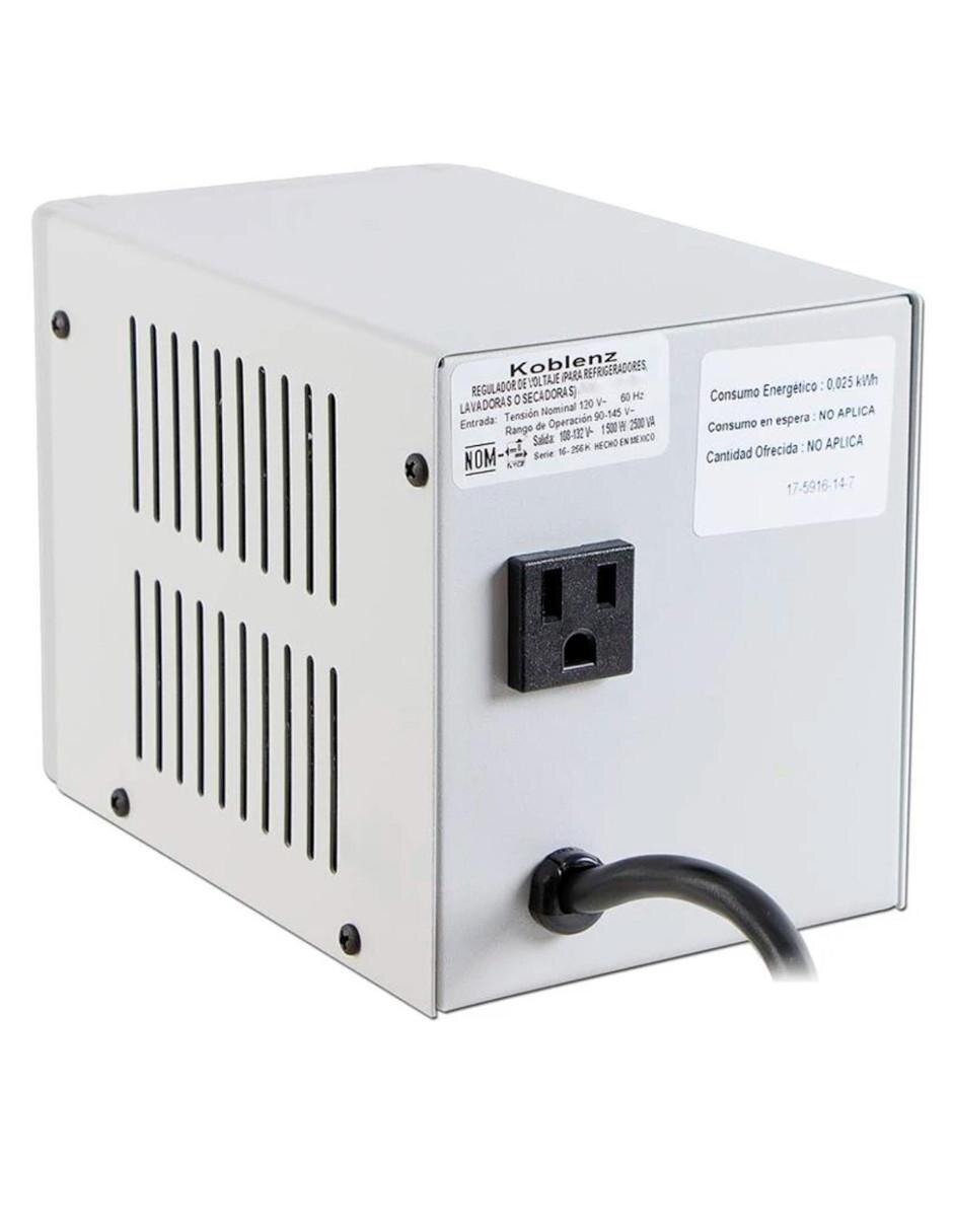 Regulador de Voltaje para Refrigerador Koblenz Ri-2002 2500v 1500w 00-1596-00-6