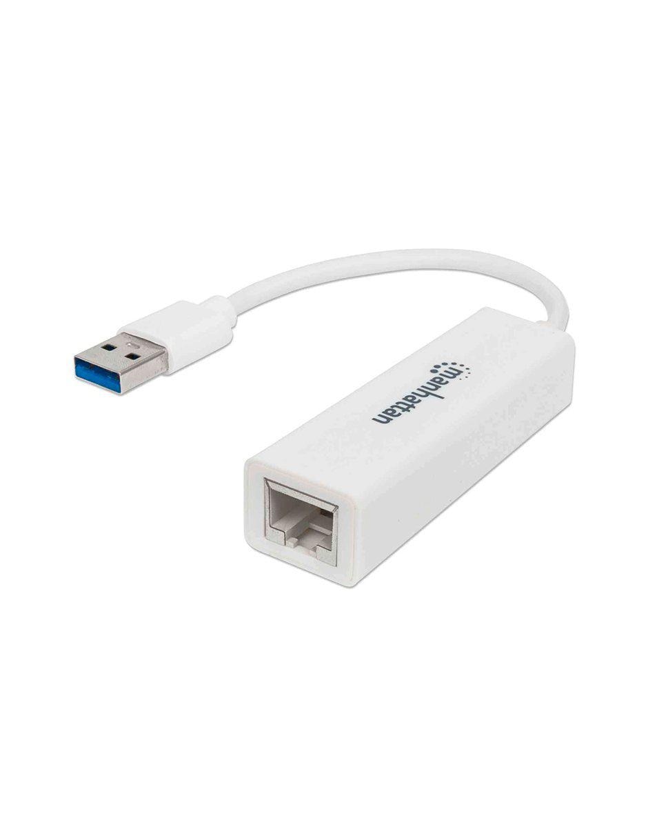 Adaptador Gigabit Ethernet USB 3.0 Manhattan 506847