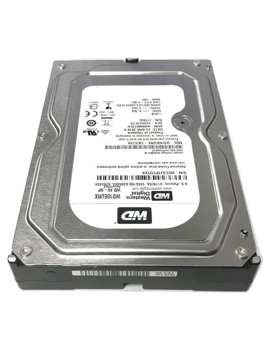 Disco Duro Interno 1TB Western Digital 7200RPM 3.5 SATA III New Pull
