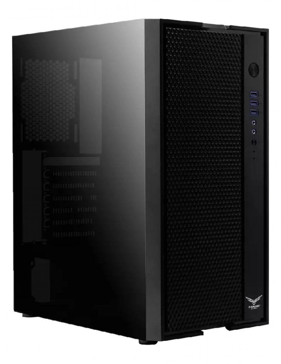 Gabinete Gamer Naceb Cypher ATX RGB Cristal Templado 3 Ventiladores