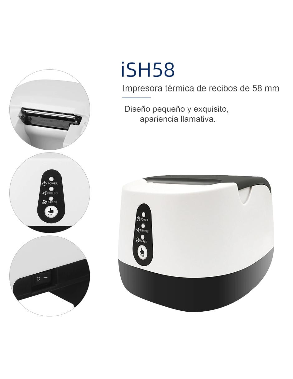 Impresora eléctrica Ish58 térmica alámbrica monocromática