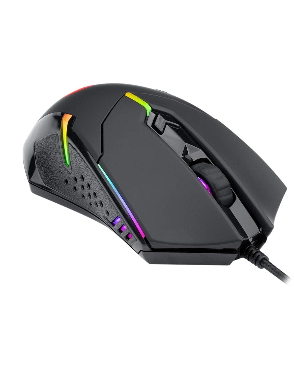 Mouse Gamer Redragon Centrophorus M601 con 8 pesas ajustables