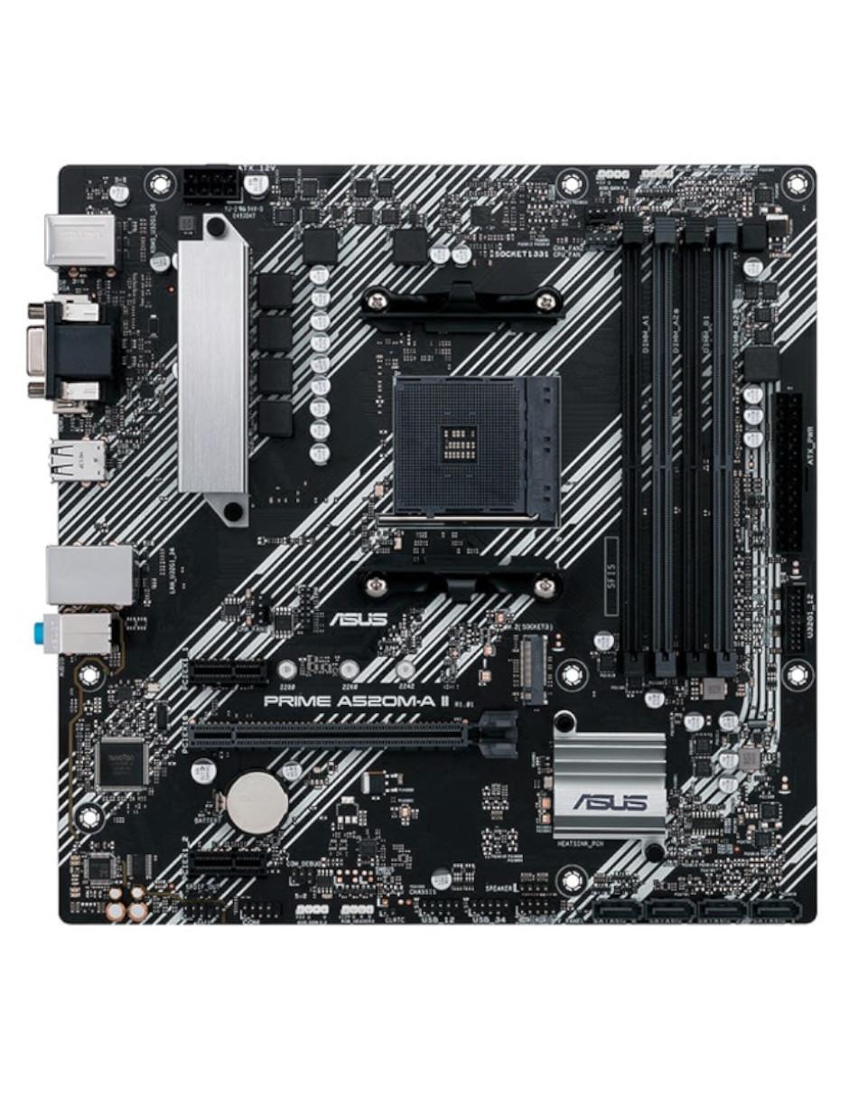 Tarjeta madre A520M-A II CSM compatible con procesador AMD 1