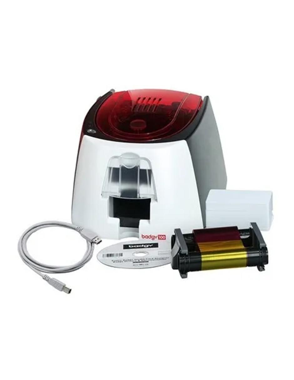 Impresora Supergamer Badgy 100 de transferencia térmica inalámbrica a color