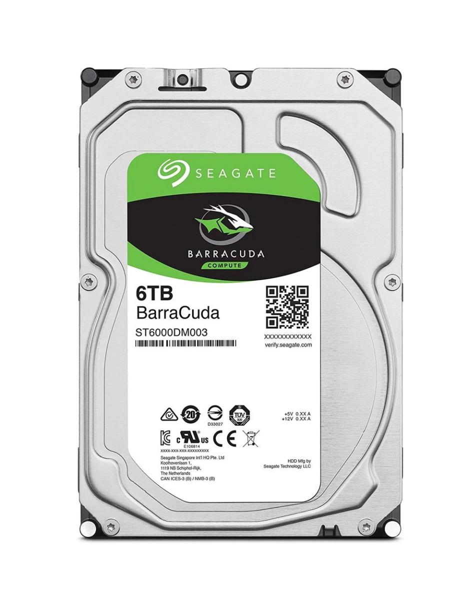 Disco Duro Interno Seagate 6TB 3.5 Barracuda ST6000DM003