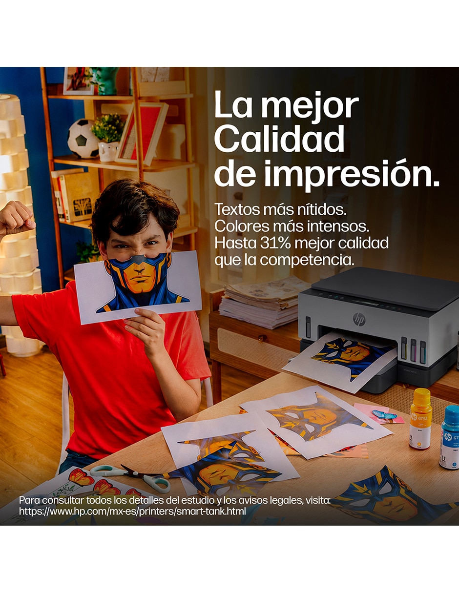 Multifuncional Smart Tank 720 de tinta continua alámbrica a color 12