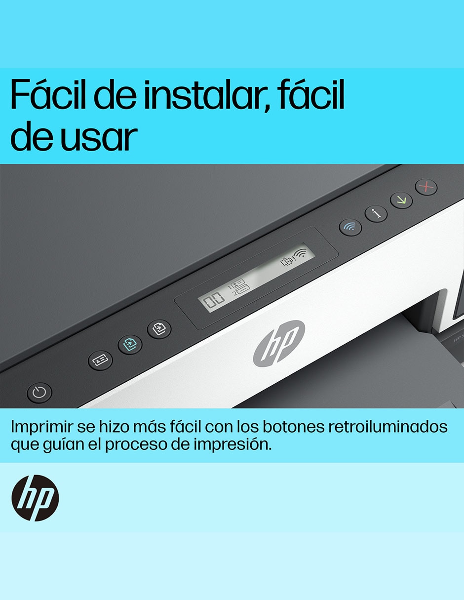 Multifuncional HP Smart Tank 720 de tinta continua alámbrica a color