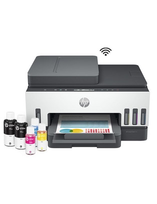Multifuncional HP Smart Tank 750 de tinta continua alámbrica a color