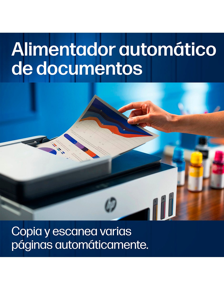 Multifuncional Smart Tank 750 de tinta continua alámbrica a color 12