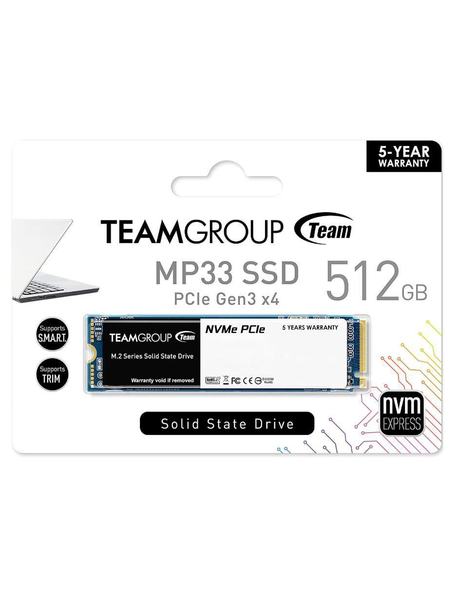 Disco duro interno 512 GB SSD 3