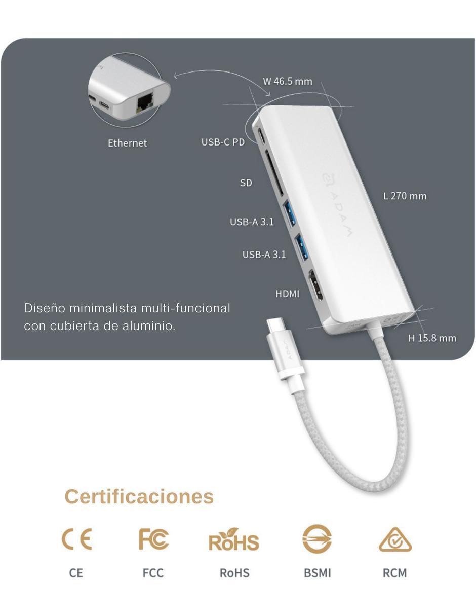 Adaptador Casa Hub A01 11