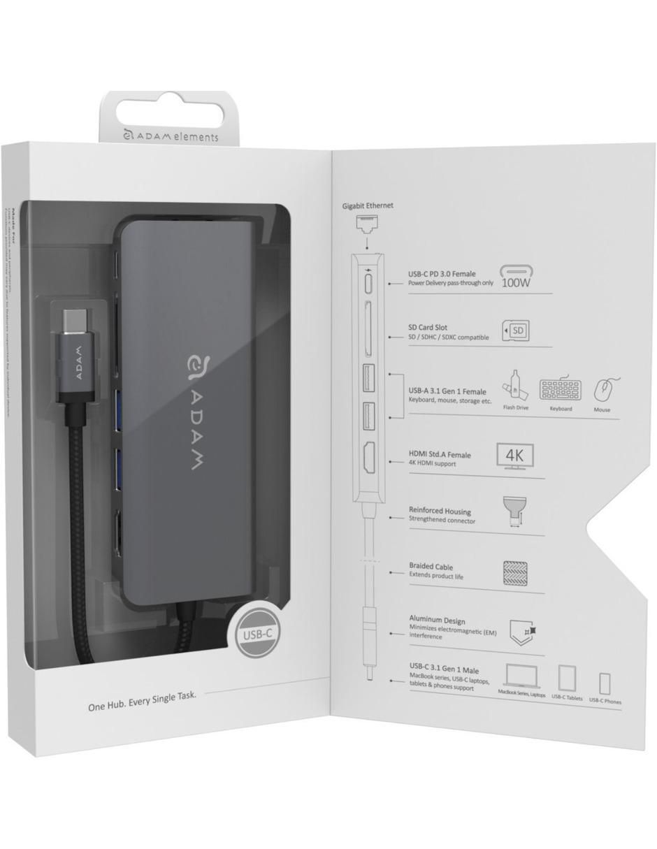 Adaptador Casa Hub A01 8