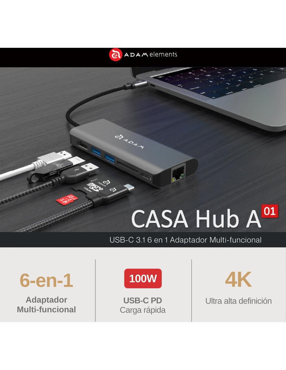Adaptador Casa Hub A01 9