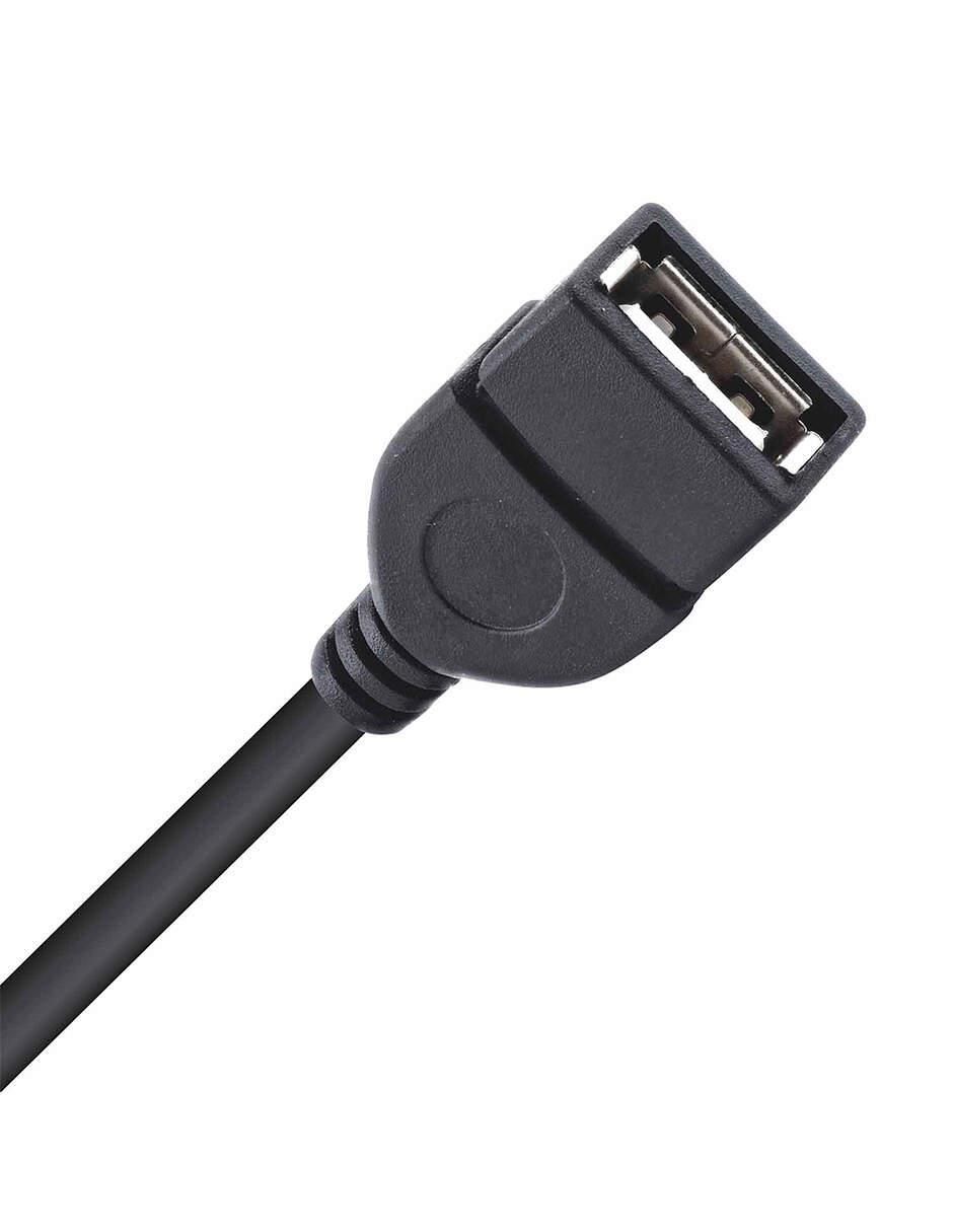Adaptador Green Leaf OTG USB a Micro USB de 1.20 mts