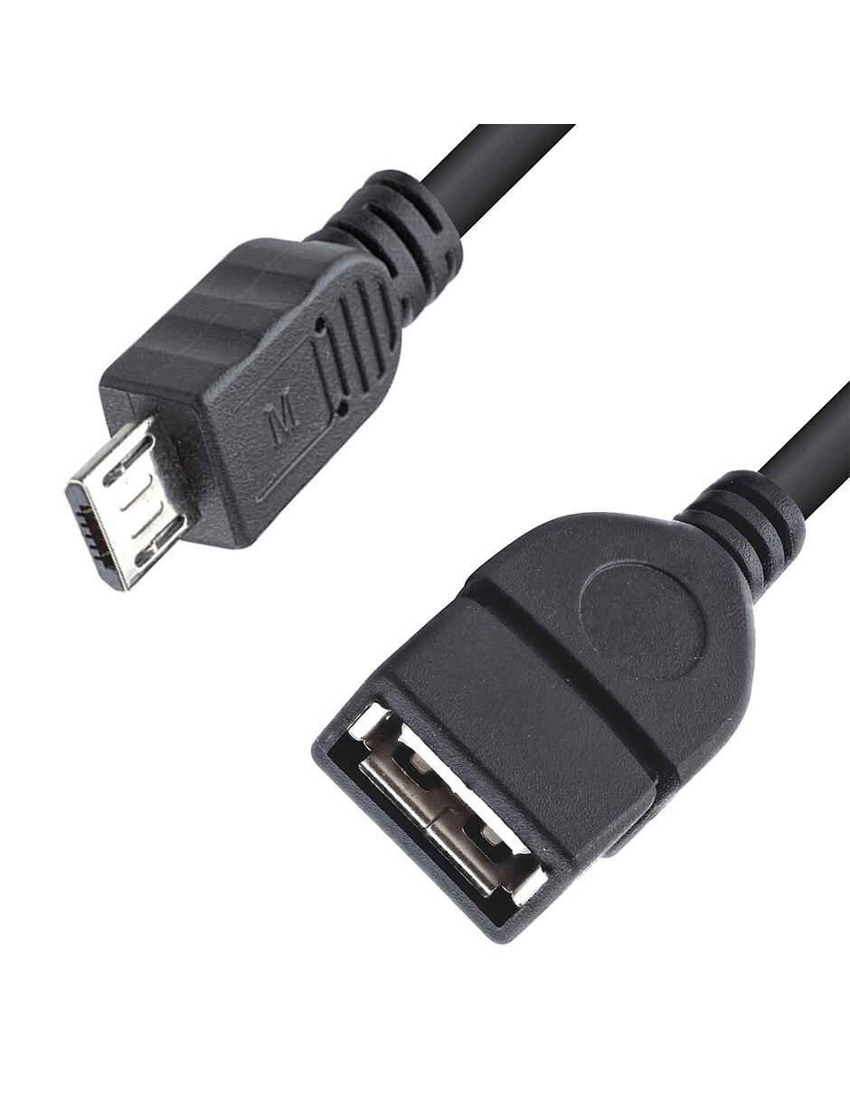 Adaptador Green Leaf OTG USB a Micro USB de 1.20 mts
