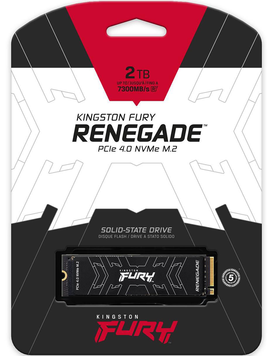Unidad SSD Kingston capacidad 2 TB