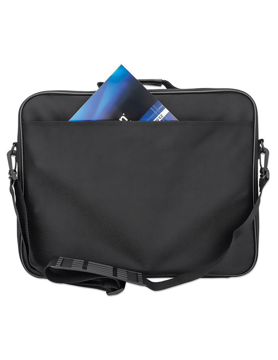Maletín Manhattan Cambridge de poliéster con compartimiento para laptop 15.6 pulgadas y celular
