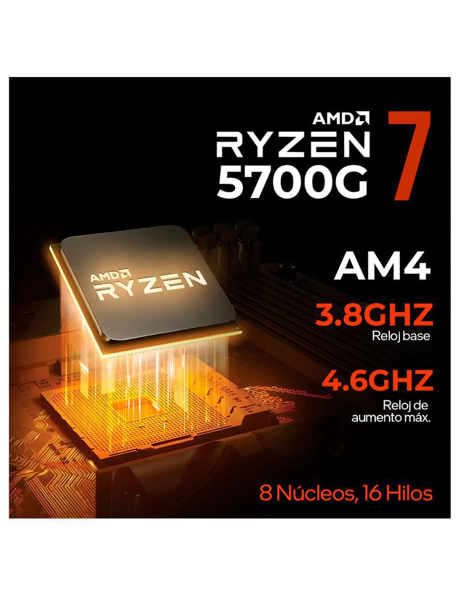 Torre gamer Xtreme Pc Gaming XTXZR716GBRENOIR AMD Ryzen 7 AMD Radeon 16 GB RAM 1 TB SSD