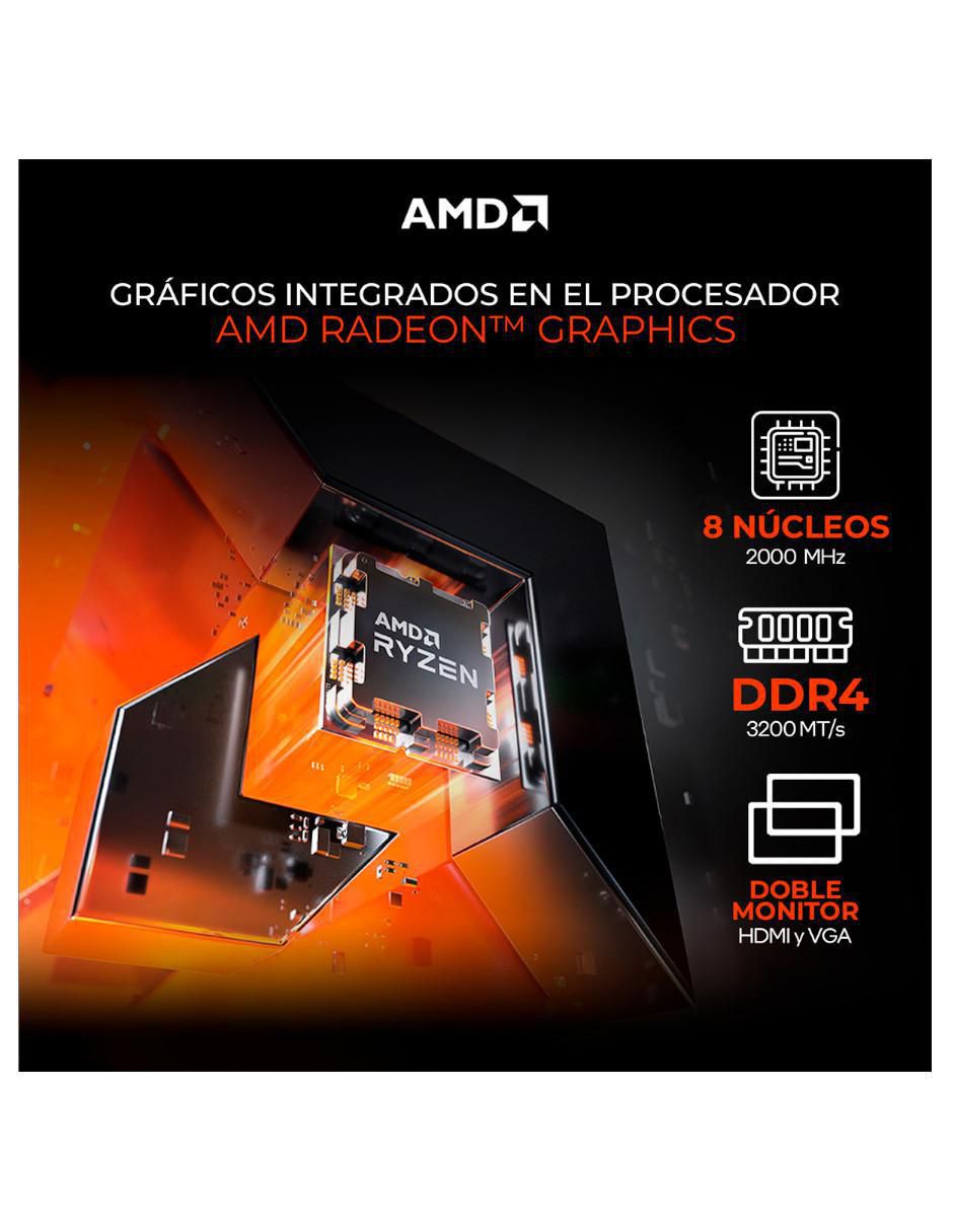 Torre gamer Xtreme Pc Gaming XTXZR716GBRENOIR AMD Ryzen 7 AMD Radeon 16 GB RAM 1 TB SSD