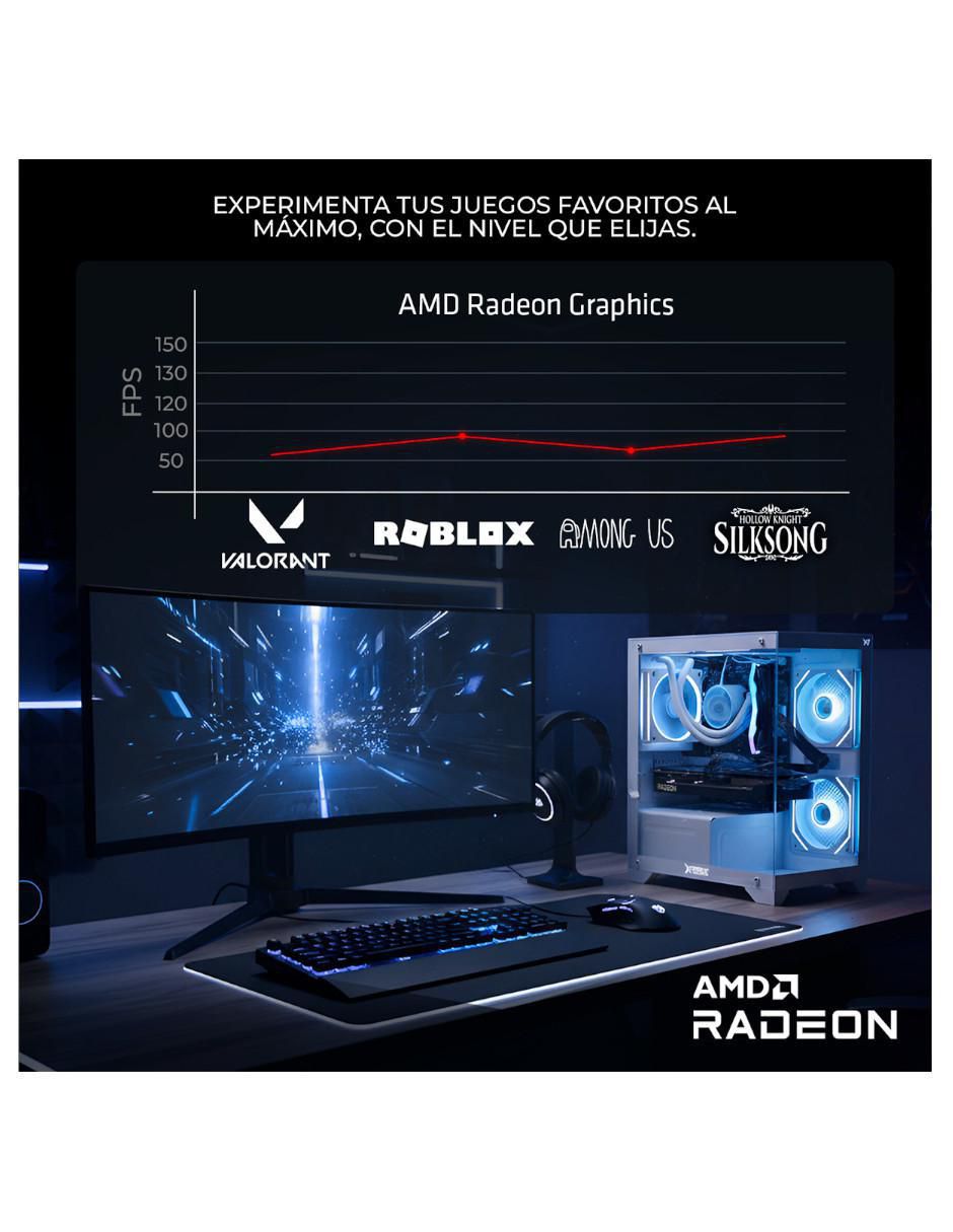 Torre gamer Xtreme Pc Gaming XTXZR716GBRENOIR AMD Ryzen 7 AMD Radeon 16 GB RAM 1 TB SSD