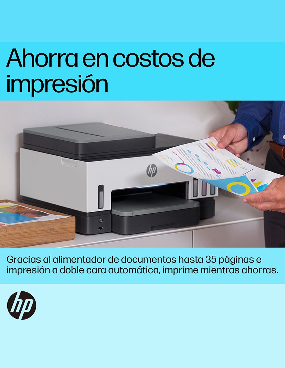 Multifuncional Hp Smart tank 790 de tinta continua alámbrica a color
