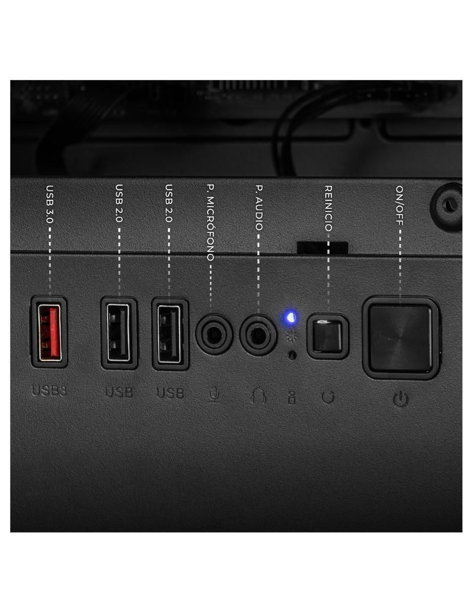 Computadora gamer Xtreme Pc Gaming XTXZR516GBRENOIR 27 pulgadas Full HD AMD Ryzen 5 AMD Radeon Graphics 16 GB RAM 1 TB SSD