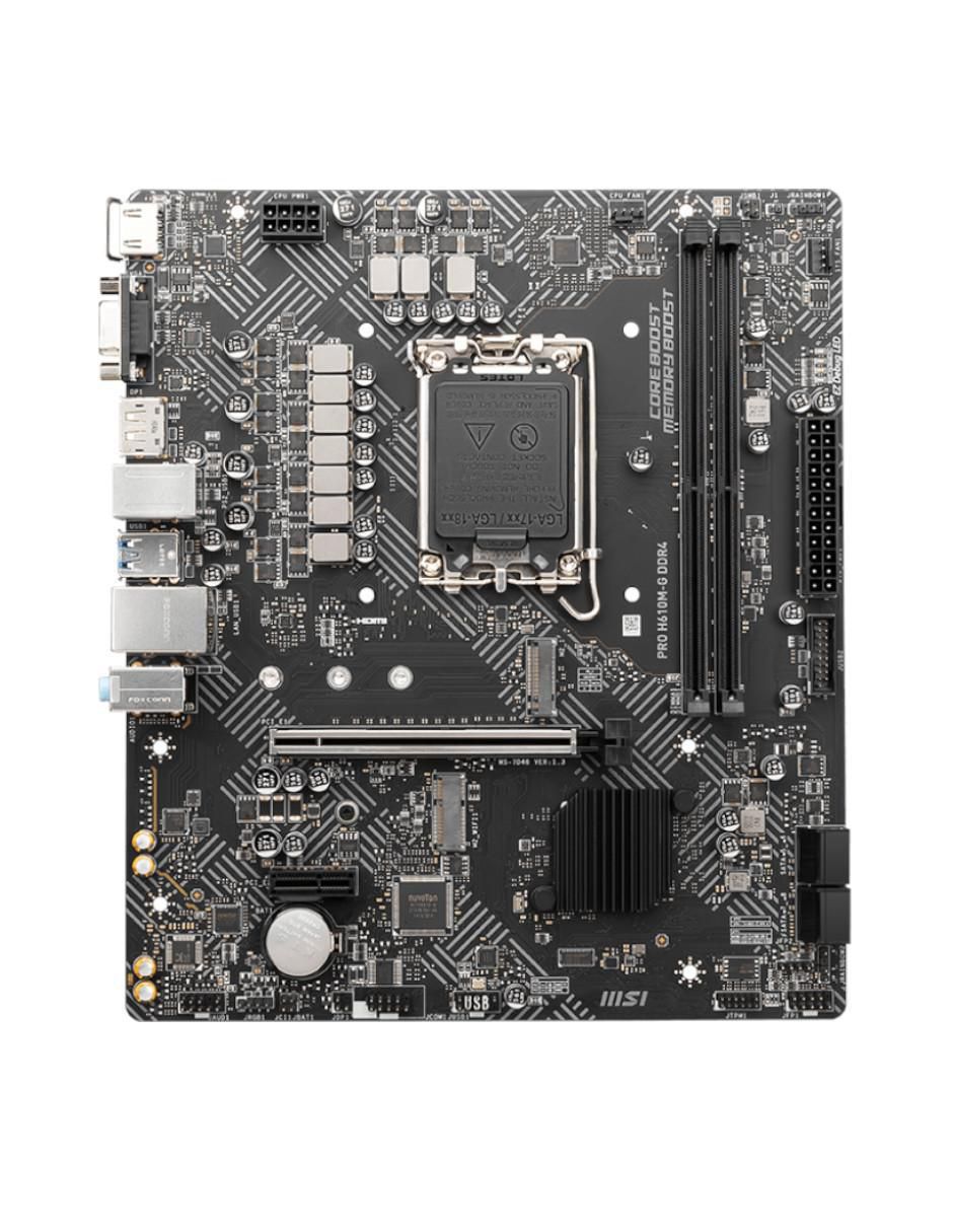 Tarjeta madre PRO H610M-G compatible con procesador intel 1