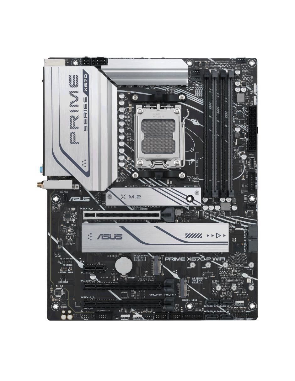 Tarjeta madre Asus Prime x670-P wifi compatible con procesador AMD