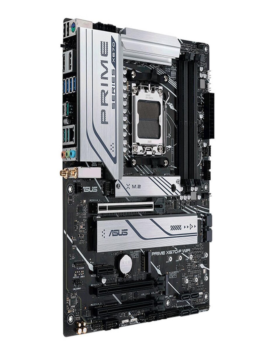 Tarjeta madre Asus Prime x670-P wifi compatible con procesador AMD