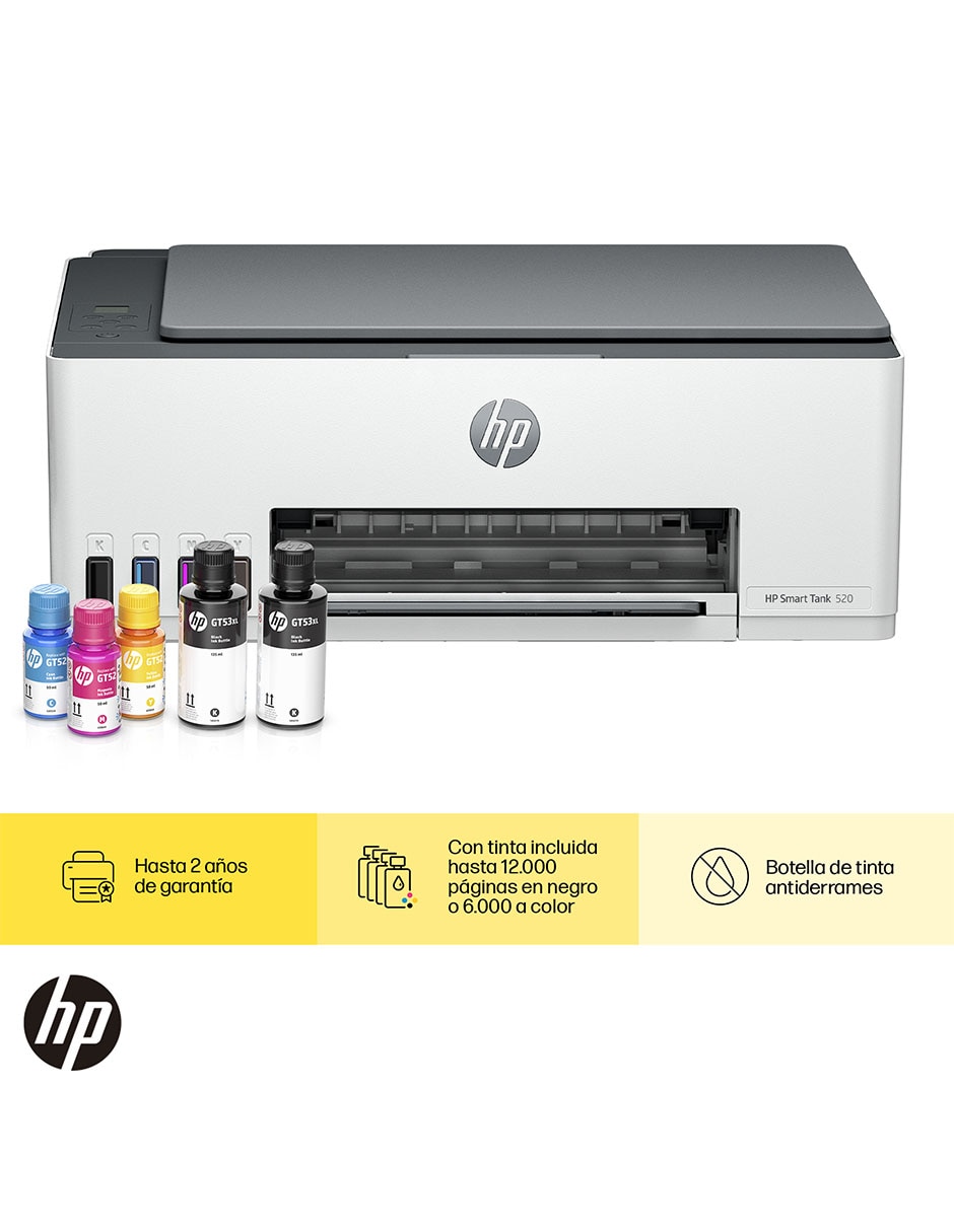 Multifuncional HP Smart Tank 580 de tinta continua inalámbrica a color