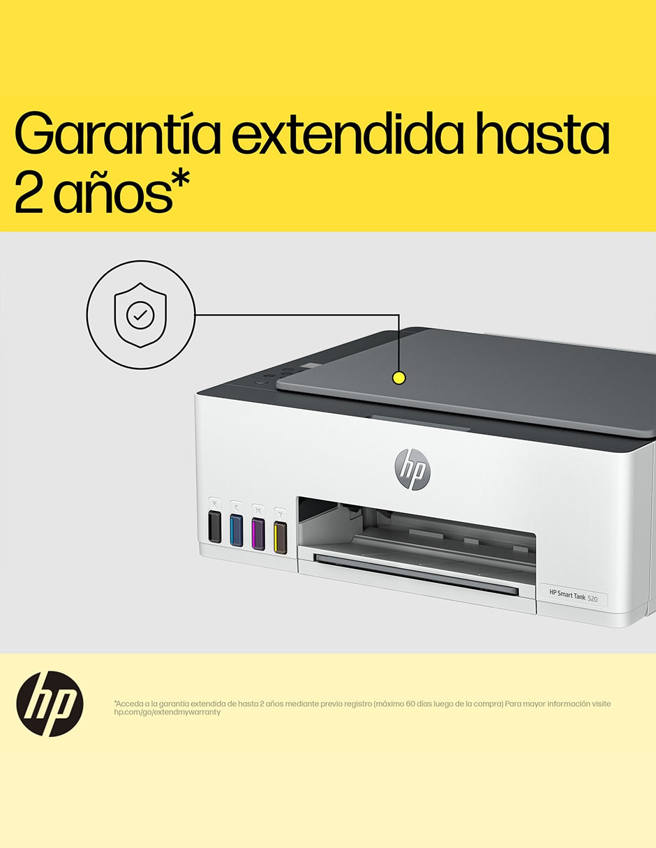 Multifuncional HP Smart Tank 580 de tinta continua inalámbrica a color