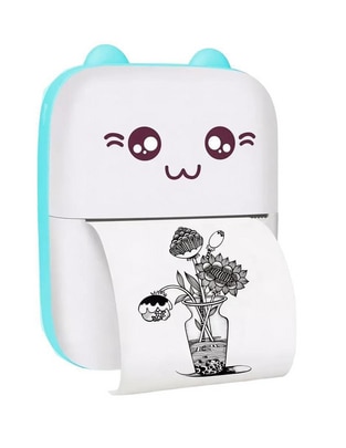 Impresora portátil Genérica Mini Gato térmica inalámbrica monocromática