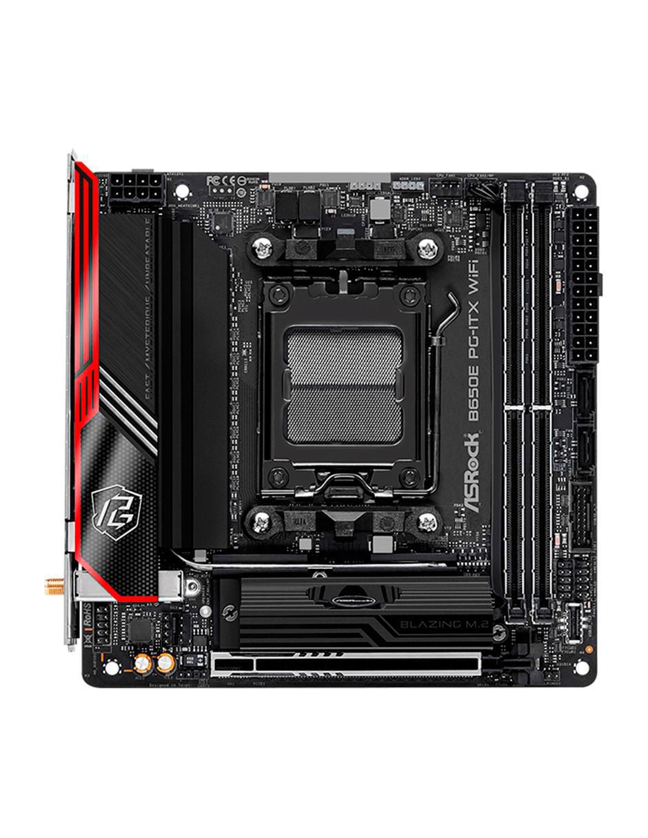 Tarjeta Madre Asrock B650E PG-ITX WIFI compatible con procesador AMD