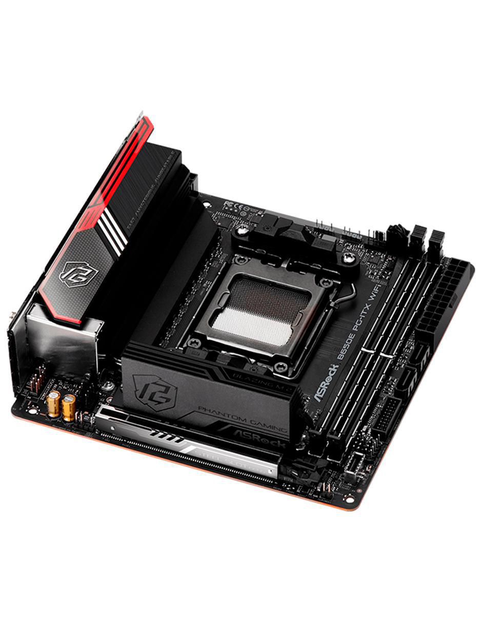 Tarjeta Madre Asrock B650E PG-ITX WIFI compatible con procesador AMD
