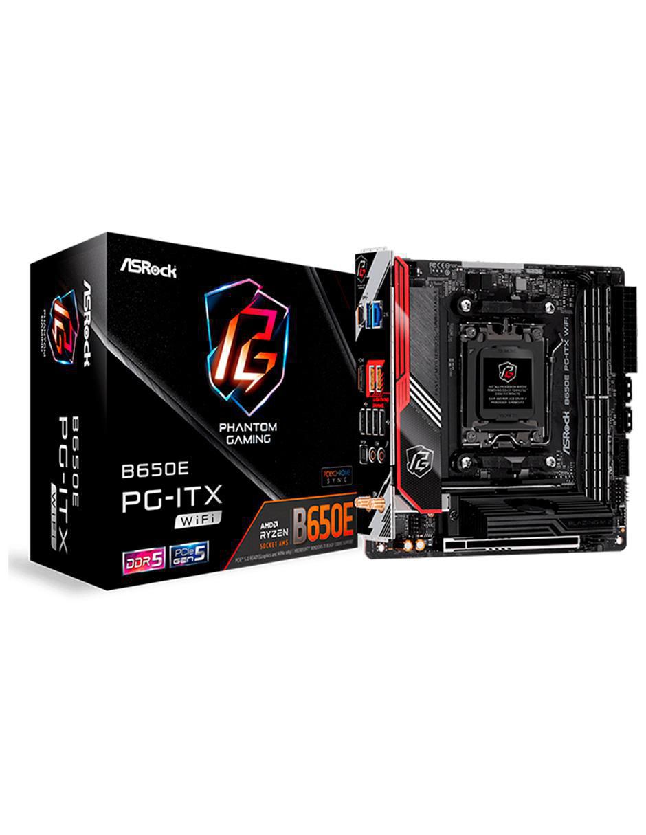 Tarjeta Madre Asrock B650E PG-ITX WIFI compatible con procesador AMD