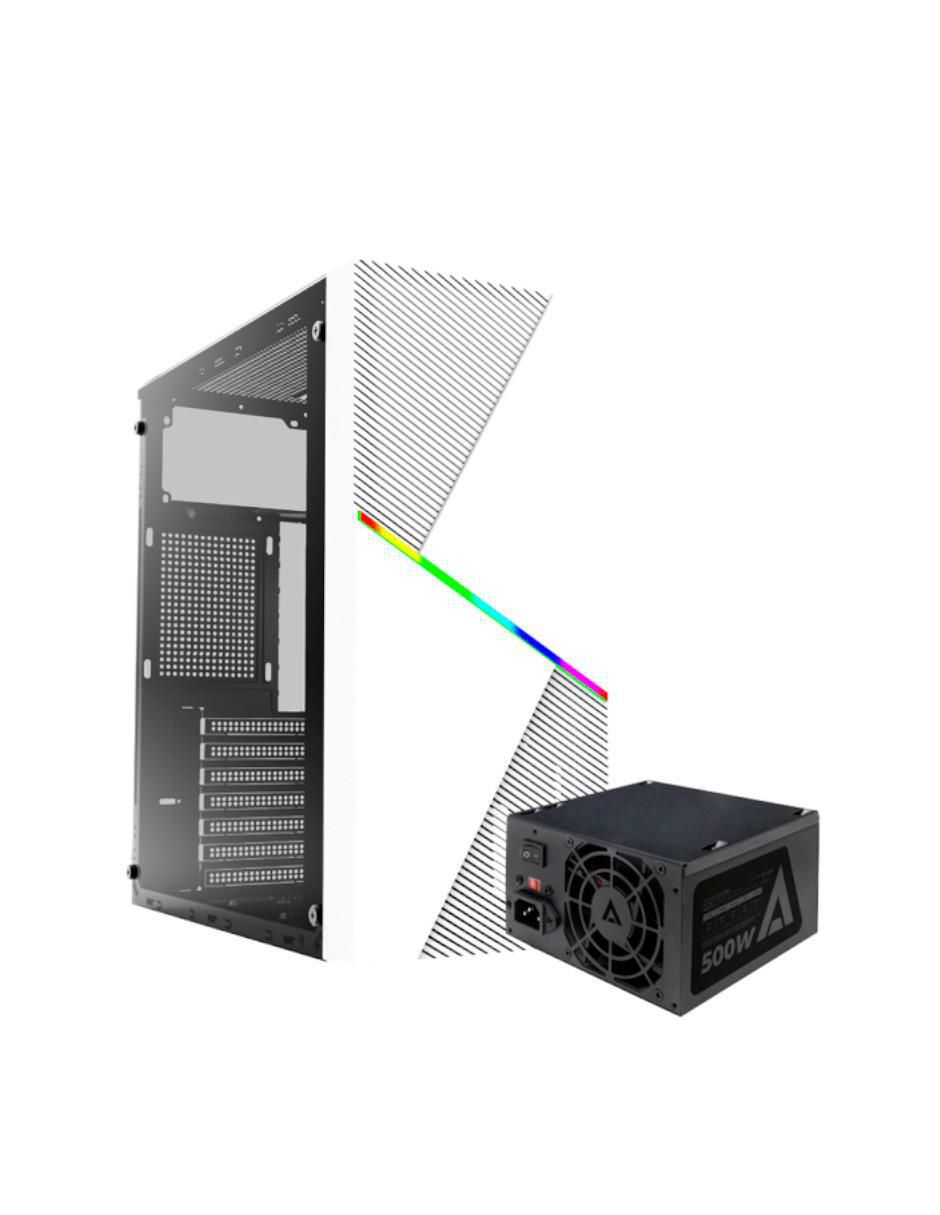 Gabinete de Computadora Acteck AC-935722 + Fuente de Poder