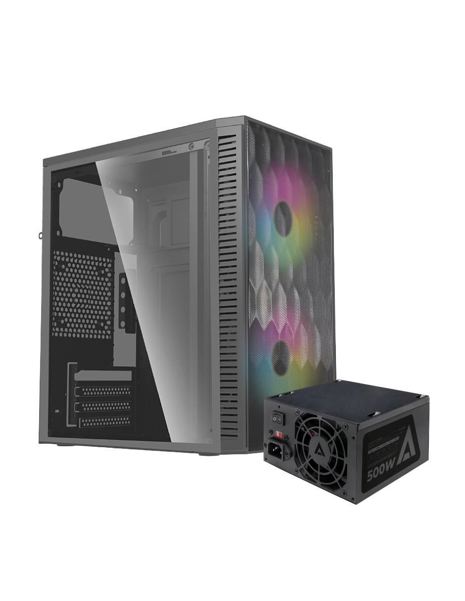 Gabinete de Computadora Acteck AC-935838 + Fuente de Poder