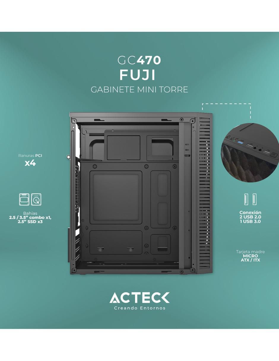 Gabinete de Computadora Acteck AC-935838 + Fuente de Poder