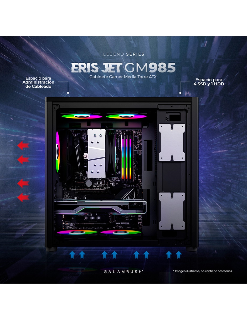 Gabinete de Computadora Balam Rush BR-935661