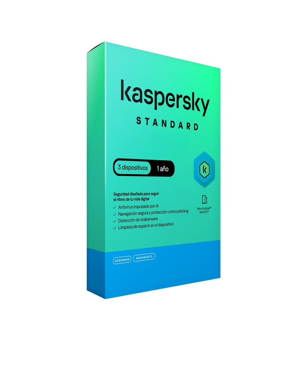 Antivirus 3 usuarios 1 año Antivirus KASPERSKY para 3 usuarios