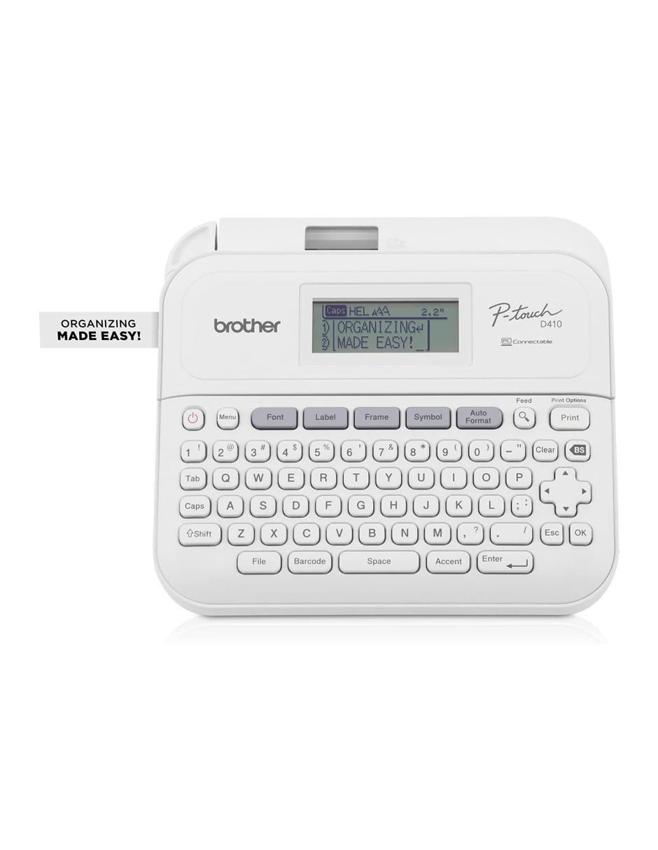 Impresora Brother Pt-D410 de transferencia térmica inalámbrica monocromática