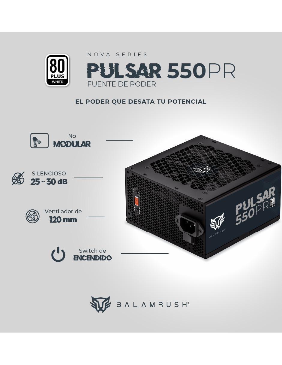 Fuente de poder Pulsar 550 pr 5