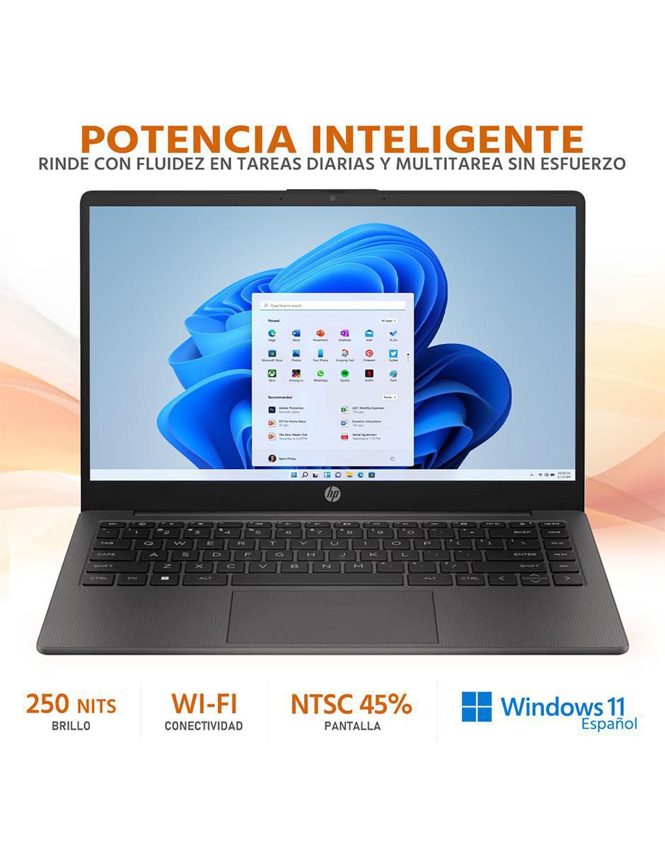 Laptop HP 245 G9 14 pulgadas HD AMD Ryzen 3 AMD Radeon 16 GB RAM 512 GB SSD