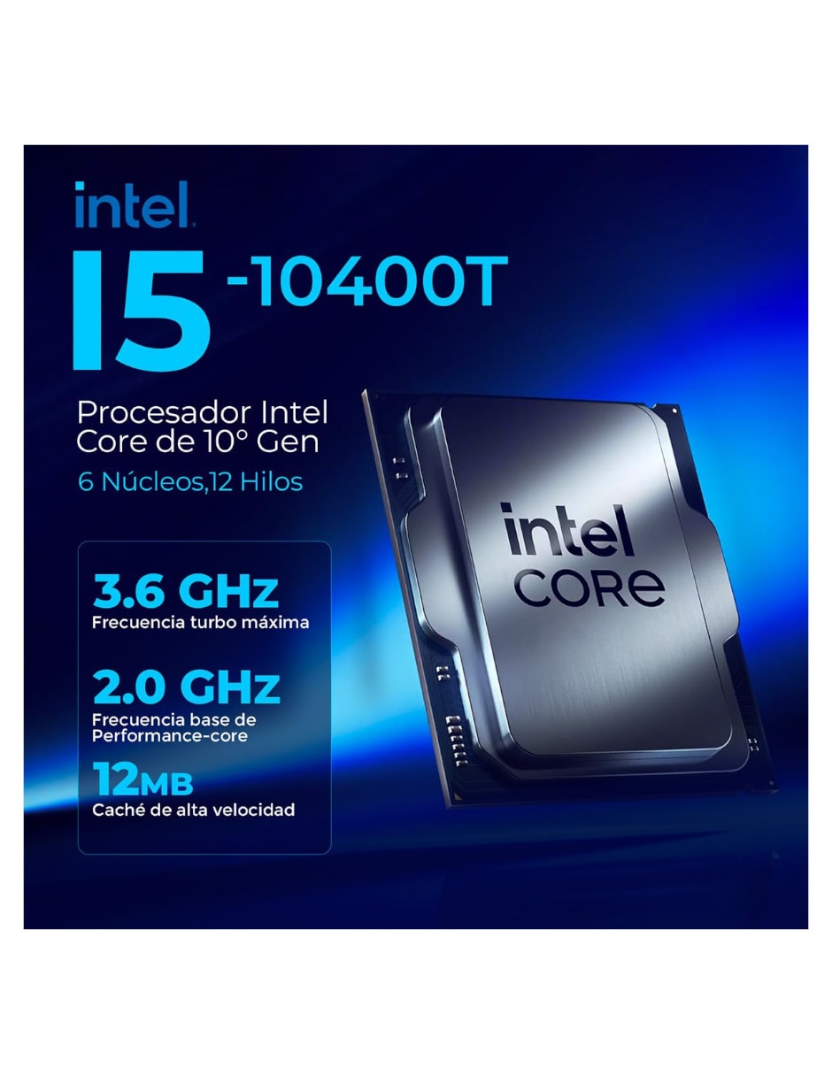 Computadora de escritorio Xtreme PC Gaming XTPCI516GBHD730MB Intel Core i5 Intel UHD 16 GB RAM 500 GB SSD