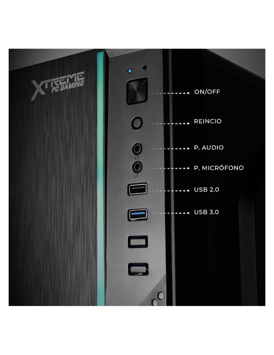 Computadora de escritorio Xtreme PC Gaming XTPCI516GBHD730MB Intel Core i5 Intel UHD 16 GB RAM 500 GB SSD